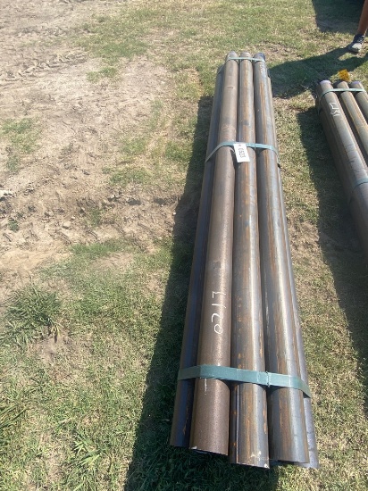 4" pipe 11 ga 10 pcs@7'10" 79 ft.