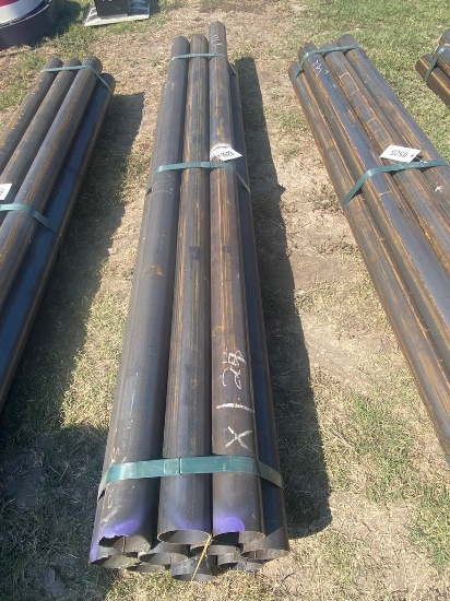 4" pipe 11 ga. 10 pcs @ 8' 80 ft.