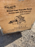 Diesel Fuel transfer pump with 49' hose reel