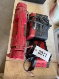 2 Small Battery chargers & Jumper 850 Jump Box