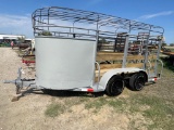 14' Stock trailer new floor new led lights,new safety chains,paint, Bill of Sale