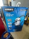 New Hart 6 Gallon Stainless Steel Wet/Dry vacuum
