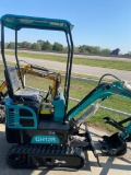 New AGT Industrial Mini Excavator Model QH12R 420CC gas