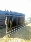 30 SUIHE 4 Rail 10ft.x7ft. Galvanized steel garden/public space fence,unleaded powder coated