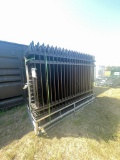 30 SUIHE 4 Rail 10ft.x7ft. Galvanized steel garden/public space fence,unleaded powder coated
