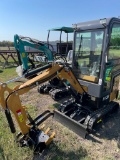 AGT Industrial Mini Excavator model H13r 420 CC Gas