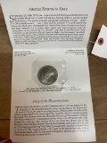 Republic of Marshalls Island space shuttle discovery coin September 29,1988