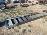 12ft. 10 step lake steps with hand rails