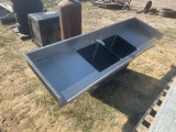 Large 2 Bay Stainless Sink