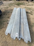 Pallet of 5 Galvanized scaffolding