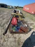 Metal Crate with misc