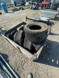12 Tires Assortment lawn mower & small trailer tires