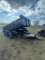 New 77x12x2 Dump Trailer,Diamond Plate sides,bulldog hitch,brake axle tarp