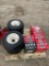 6 Golf cart batteries, 4 tires,rims batteries are good