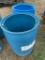 Plastic 55 gallon barrels
