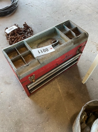 Craftsman tool box with tools