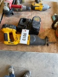 Dewalt Sawsall 2 Batteries and charger