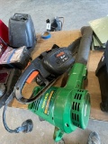 Electric blower,chain saw