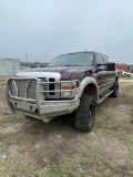2009 Ford F250 V8 Powerstroke Lariat Crew Cab 4x4 non running unknown condition clean title