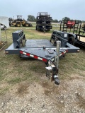 2019 JLG 14' Power Deck all steel equipment trailer tandem 7K Axles with brakes