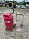 dolly & air compressor tank