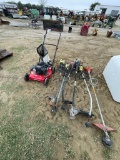 6-Weedeaters,push mower, unknown condition