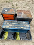 2- 4 Drawer nut trays,Imperial nuts,bolts,washers tray