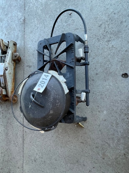 Propane cooler & cast iron pot