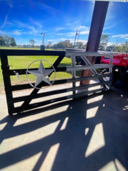 10' Texas Flag Ranch Gate