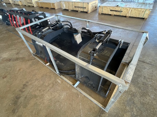 New Wolverine 72" Quick Attach Grapple Bucket