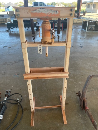 Hydraulic shop press non working