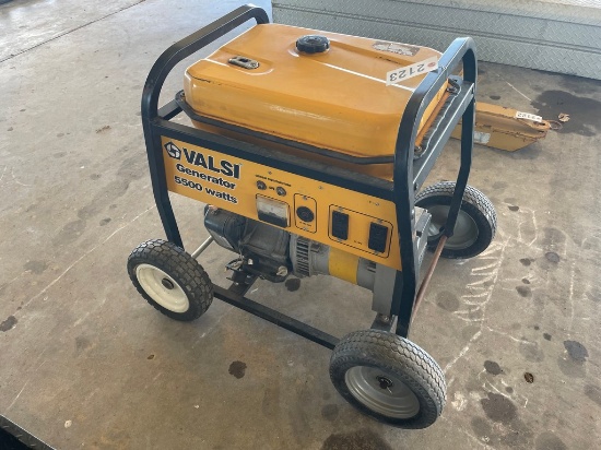 Valgi 5500 watt generator runs