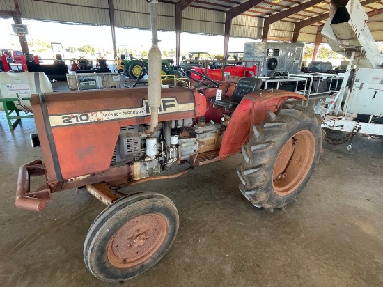 Massey Ferguson 210 2WD Diesel Tractor runs & Operates