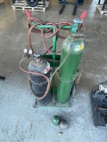 Torch set Bottle,cart,torch,gauges