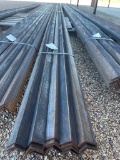 40 pcs each angle iron 960ft. Each bundle 1 1/2x1 1/2x1/8 Gaugex24ft.