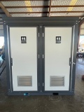 110/220V 7ftx4.5ft.x8ft. Double stall bathroom