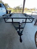 2024 J&C 16' Utility Trailer with removable Gate,Bulldog 2