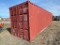 40' Storage Container Red