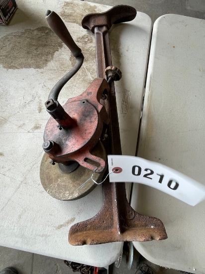 Antique metal sharpner,