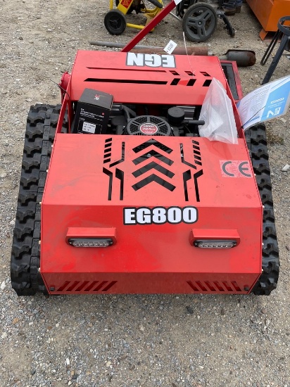 New EG800 Tracked remote control lawn mower 7.5 gas engine