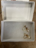 Pair of pearl earrings