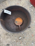 Antique cast iron pot 10 gallons