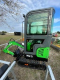IRE 1 closed Cab mini Excavator 13.5HP Gas Engine