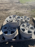 5 JLV Jeep Wranger Rims no tires 17