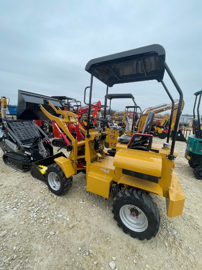 2024 AGT KRW23 4x4 Wheel Loader 23HP Gas Engine
