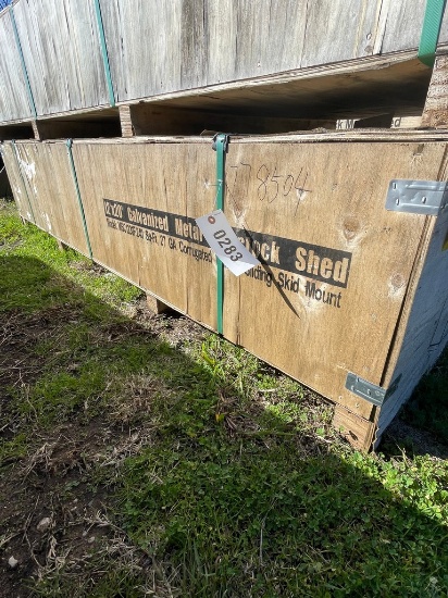 New Valley Pioneer 12x20 Galvanized Metal live stock shed