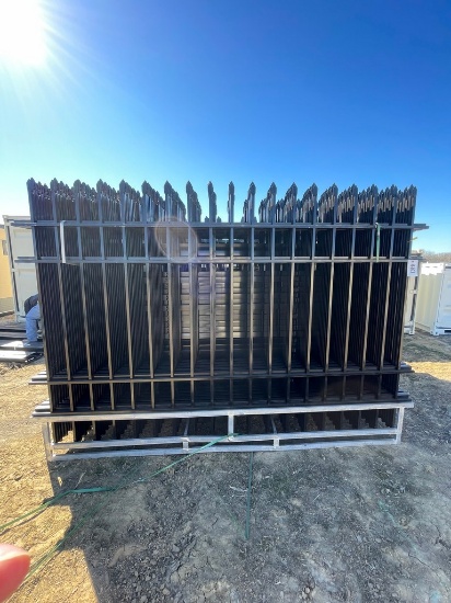 10ftx7ft. Wrought iron fence
