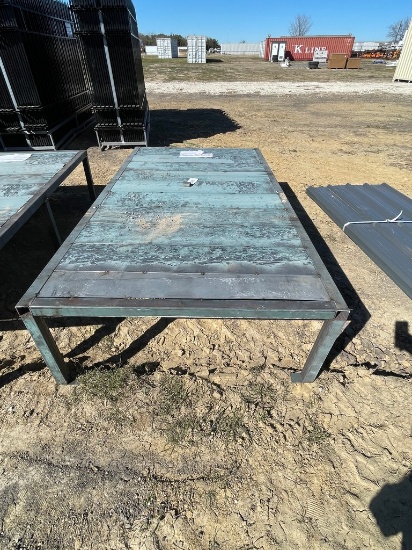 7'x4' Steel work bench