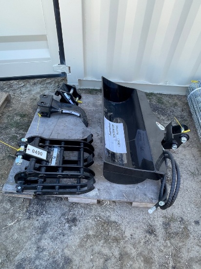 Mini skid 4 Piece attachment bundle