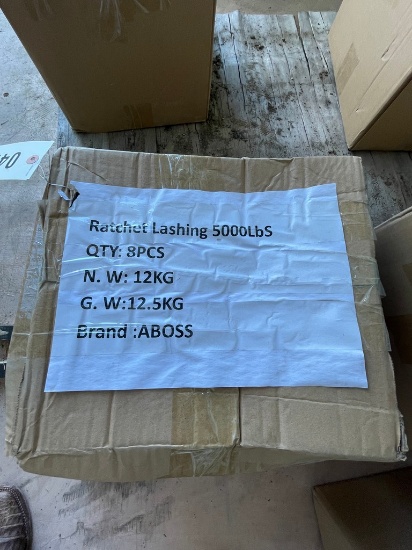 8 piece ratchet straps